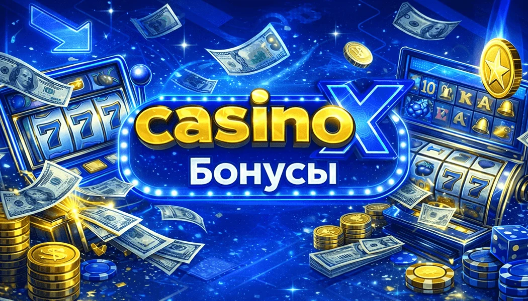 Casino-X бонусы - приветственный пакет до 200% и кэшбэк x3